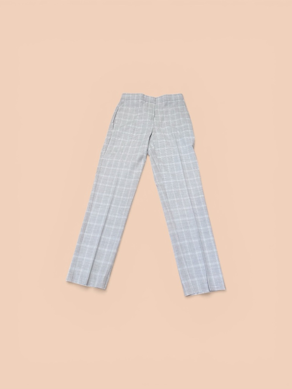 Ann Taylor Gray Plaid Ankle Pants